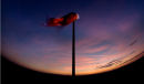 Windsock sunset